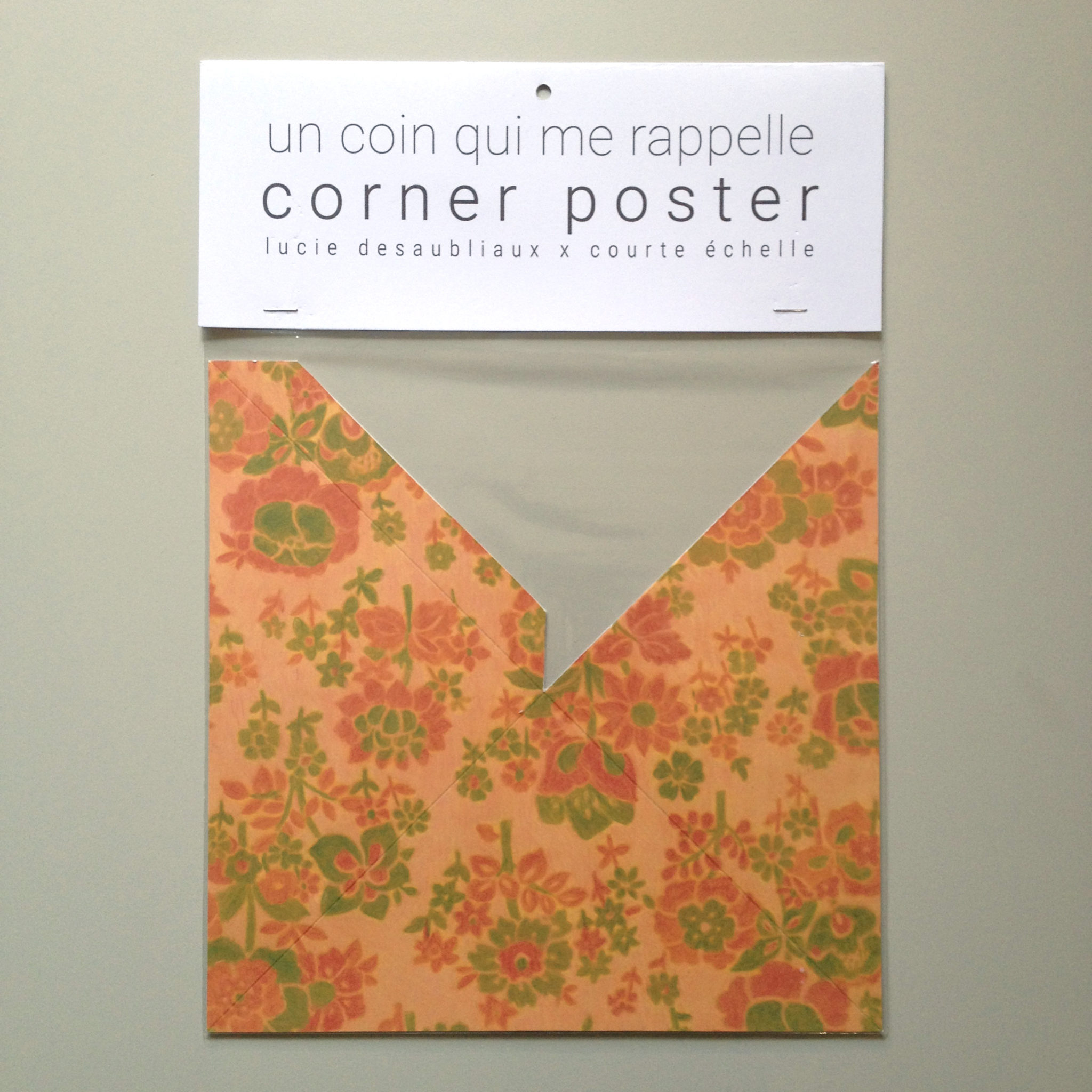 Poster de coin représentant un papier peint